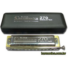HOHNER Super Chromonica 270 Deluxe 12孔半音階口琴 德國原裝進口, 1個