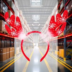 크리스마스 사슴뿔 대 파티머리띠 액세서리 산타 산타머리띠 크리스마스머리띠 홈파티