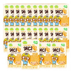 해피씨 뽀로로 유아 키디밀 어린이 두유 135mlx24팩 음료 아이, 135ml, 24팩