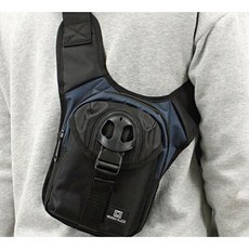 라이더용 크로스백 남자 라이딩 가방 블루