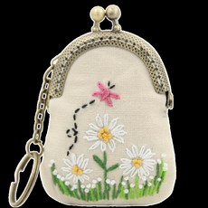 핫 미니 자수 꽃 가방 DIY 수제 키트 자동차 펜던트 크로스 스티치 바느질 바느질 예술 공예 홈 데코, 3, 1개