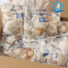 바다더해 도매 반가리비 7-8미 1박스 하프 껍질 가리비 조개구이 캠핑음식, 1.8KG(180g x 10ea), 1.8KG(180g x 10ea)
