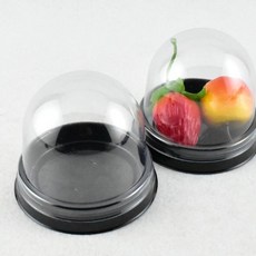 세모팩 M-80N원형1구용기 화과자 떡 두쫀쿠키케이스 50세트