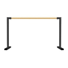 발레 바 댄스플로어 발레봉 가정용 요가바 스트레칭바, 1개, 전문가용 단층 1m 높이105 블랙