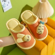 無品牌 兒童棉拖鞋 秋冬新款可愛防滑室內親子款