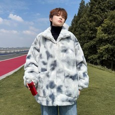 남성 겨울 뽀글이 후리스 집업자켓 빅사이즈 남자 인조밍크 자켓 점퍼 코트