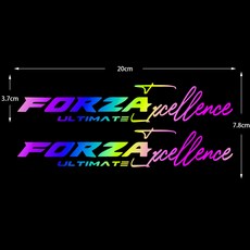 데칼 혼다 호환 Forza 125 750 350 300 Ultimate Excellence Edition 반사 오토바이 스티커 모토 바디 액세서리, Laser Rainbow