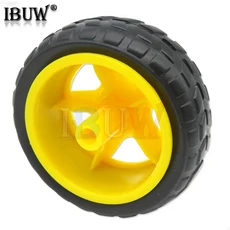 TT 모터 스마트 카 로봇 기어 아두이노 DIY 키트 휠 섀시 원격, 01 wheel