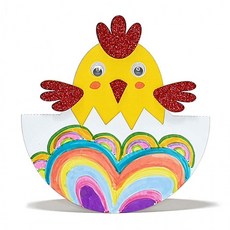 [1+1+1]3개세트만들기 종이오뚝이 병아리, 상세페이지 참조, 3개