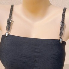 水鑽金屬可調節肩帶 禮服替換鏈條肩帶