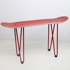 스케이트 보드 의자 테이블 체어 스케이트보드다리 롱보드, 레드