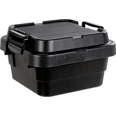 트러스코 나카야마(TRUSCO) 트렁크 카고 플랫 천판 사양 얕은 블랙 20L BLKCFL-30, 상세페이지 참조