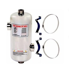 수영장 열교환기 펌프 온수 난방 히터 풀빌라 MF260 75-115m, MF260 (75KW) [블랙샌드], 기본 색상