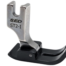 7mm壓腳（特殊塗層）縫紉機壓腳 配件, 黑+銀色