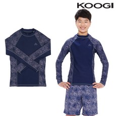 [백화점 출고] 쿠기 남주니어 래쉬가드 상의단품 KY-L825