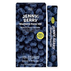 제니즈베리 블루베리 퓨레 100 스페인산 안토시아닌 스틱, 1개, 280g