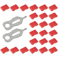 FORT LEE USB TYPE-C C타입 포트락 잠금장치 키2 잠금알24(레드) typecl224rd