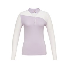 루이까스텔 여성 소매 절개 제원단에리 티셔츠_3LCTS307V