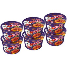 삼양재팬 불닭볶음면 양념치킨맛 큰컵, 6개