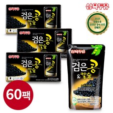 [삼육두유]검은콩&칼슘 두유 190ml 60팩, 60개