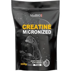 MedBIO美百優 微粉化 CreaTine肌酸 35g 高純度 水合肌酸, 1個, 300g通販規格