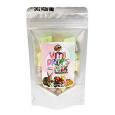 햄스터 간식 먹이 미니주 비타믹스 드롭스, 1개, 70g