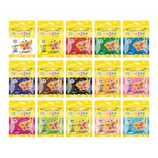 아이클레이 15색 칼라클레이 세트, 혼합색상, 750g, 1개