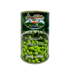 러시아 그린필즈 완두콩 통조림 캔 GreenFields, 1개, 400g