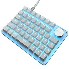 프리미엄 MK45 아이스 사무실 알루미늄 블루 청축 매크로 화이트-아이스 블루 유선 유선, C. MK45 블랙 아이스 블루, B. 적축