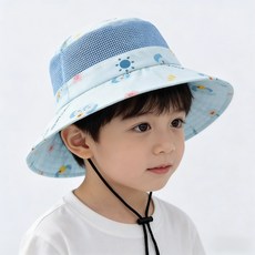 시월에인절 아동용 버키햇 벙거지 모자 여름 썬햇