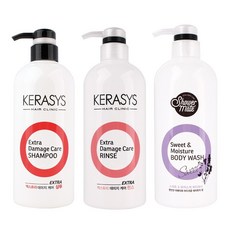 애경 케라시스 엑스트라 데미지케어 옵션선택 샴푸/린스 /바디 750g, 1개, 750ml