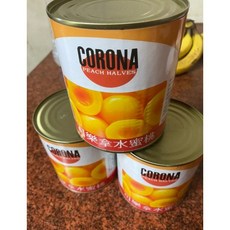 嚴選SHOP Corona可樂拿 水蜜桃罐頭 825g 原廠罐裝 對切水蜜桃 水果罐頭 醃漬水蜜桃, 1個, Corona水蜜桃罐頭*1個