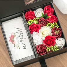ARTICOLO 豪華香皂花禮物包裝盒, 粉色, 我愛你(信封)