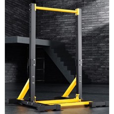 cocosily 가정용 치닝디핑 턱걸이 운동기구 실내 문틀 철봉 풀업바 고급형, A27, 블랙+옐로우