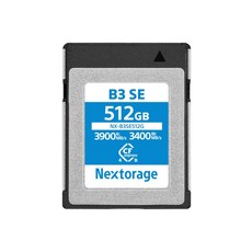 Nextorage CFexpress 4.0 Type B 512GB 3900MBs 3400MBs NX-B3SE512G CF express 4.0 typeb 일본, 1개