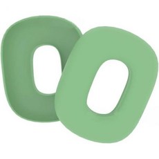 교체용 소프트 실리콘 이어 패드 내부 쿠션 프로텍터 커버 애플 AirPods Max 헤드폰(녹색)과 호환되는 액세서리, 교체용 소프트 실리콘 이어 패드 내부 쿠션 프로텍터 커