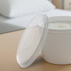망고땡 병원용 죽그릇 뚜껑 투명 환자식기
