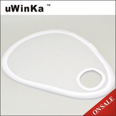 uWinkna 可折疊手持穿孔型反光板 RE-H30W (30cm 附收納袋 可作內閃柔光罩), 1個