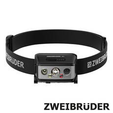 ZWEIBRUDER 頭燈 5H, 黑, 1個