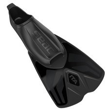 SEAC ITA 가볍고 강력한 짧은 수영 및 스노클링 오리발 성인 및 아동용, Black