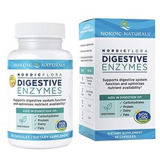 Nordic Naturals 消化酵素膠囊, 1個, 45入, 45粒膠囊