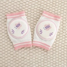 여아 및 남아용 크롤링 팔꿈치 보호대 아기 무릎 패드 안전 코튼 유아 다리 워머 어린이 쿠션 레깅스, [09] Butterfly, 1개