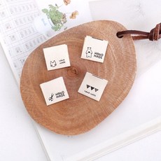 짱패브릭 601시리즈 끼움라벨-4 design, 고양이, 5개, 고양이