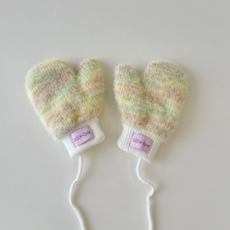 블랙체리 아동용 무지개 목장갑