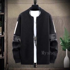 [Myshe]남성 캐주얼 비지니스 데일리 니트 가디건 qQ0219ZZ219
