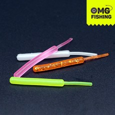 오마이갓피싱 업템포 1.6인치 슬림 송어웜 볼락웜 소프트베이트 국내생산, UPS1.6-1