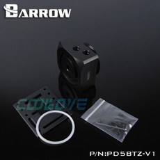小白的生活工場*Barrow D5/MCP655系列水泵專用改裝上蓋POM版PD5BTZ-V1 (黑), 1個