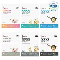 아이코코 KF-AD 비말 마스크 초소형 100매 + 동아제약 가그린 10ml 2포 증정 ~16시 주문, 블랙, KF94 소형M(6살~얼굴작은10살), 소형M(6살~얼굴작은10살)