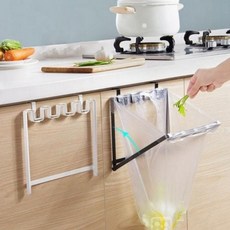 비닐 후크 정리 씽크대 걸이 주방용 봉투 싱크대 싱크대음식물쓰레기통, 없음