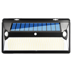 Gooday 雙感應升級款 太陽能感應LED戶外燈, 黑色